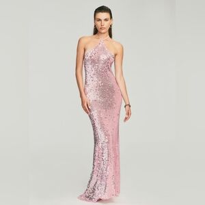 Retrofete Isabel Sequin Crochet Maxi Dress